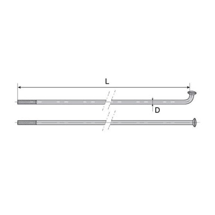 MACH1 Špice Inox Plus 2/258 OEM 10ks