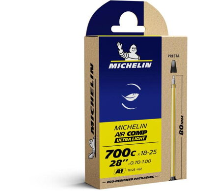 MICHELIN Duše A1 AIRCOMP Ultra 18-25x622 FV 80mm