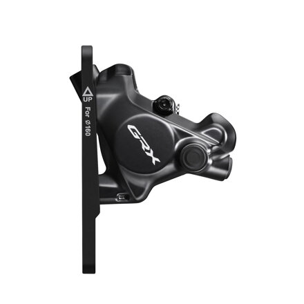SHIMANO BR-RX820 Třmen GRX hydraulický přední Flat Mount+desky L05A