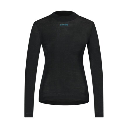 SHIMANO Triko dámské VERTEX PRIMA LONG BASE LAYER černé