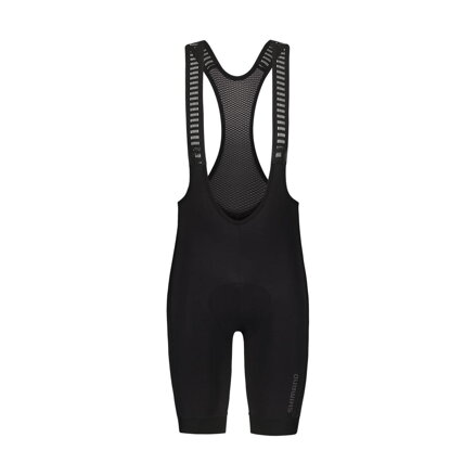 SHIMANO Kalhoty VERTEX THERMAL SHORTS zateplené s kšandami černé