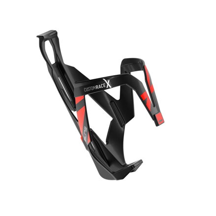 ELITE Košík CUSTOM RACE X černý lesklý červená grafika