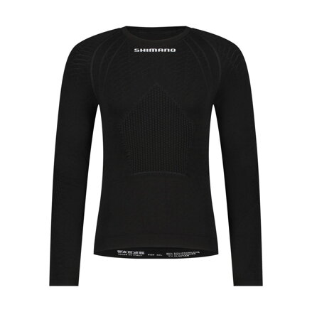 SHIMANO Triko spodné VERTEX LONG BASE LAYER černé