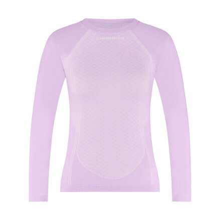 SHIMANO Triko spodné dámske VERTEX LONG BASE LAYER ružové