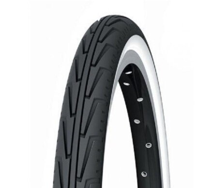 MICHELIN Plášť CITY J 24x1.75 33TPI černo/bílý 630g 24