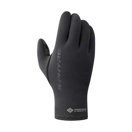 SHIMANO S-PHYRE Rukavice THERMAL černé