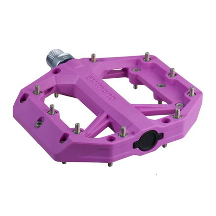 SHIMANO PD-GR400 Pedály MTB Flat fialové