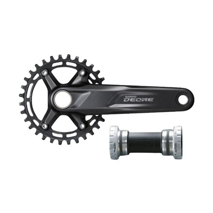 SHIMANO FC-M5100 10/11-převodové Kliky Deore 170mm 32z. černé, dvoudílné s ložisky