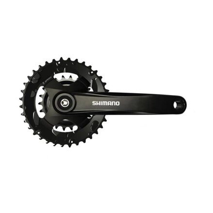 SHIMANO Stred Altus FC-MT101 170mm 36/22z. 9-k. čierny bez krytu na štvorhran