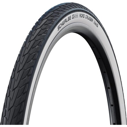 SCHWALBE Plášť ROAD CRUISER (37-622) 28x1.40 700x35C Active 50EPI K-Guard 625g Bílý bok Green