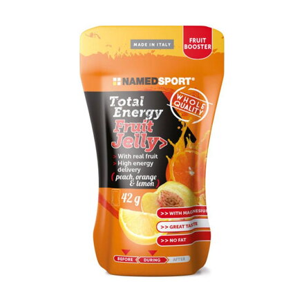 NAMEDSPORT Želé TOTAL ENERGY FRUIT broskev, pomeranč, citron 42g