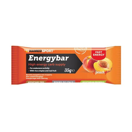 NAMEDSPORT Tyčinka ENERGYBAR broskev 35g