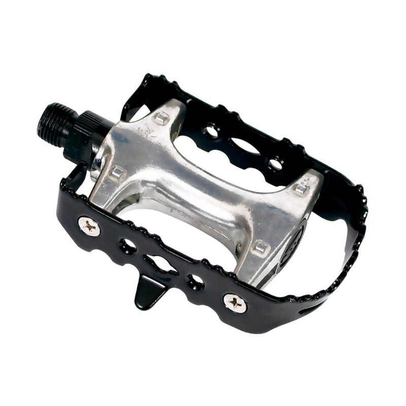 LONGUS Pedály CAGE MTB FE/AL KNR stříbrné kuličkové