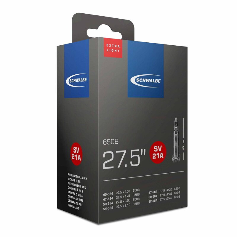 SCHWALBE Duše SV21A 27.5x1.50/2.40 FV 40mm (40/62-584) 135g exlight