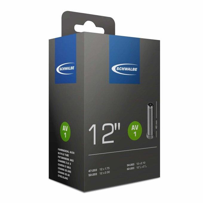SCHWALBE Duše AV1 12x1.75/2.10 AV 40mm (47/62-203) 80g
