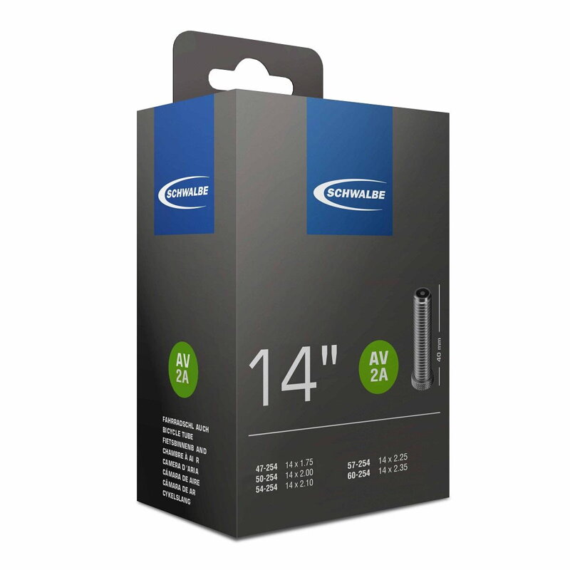 SCHWALBE Duše AV2A 14x1.75/2.10 40mm (47/60-254) 85g