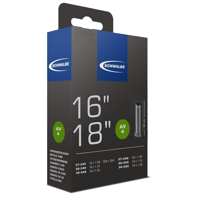 SCHWALBE Duše AV4 16x1 3/8-18x1.35 AV 40mm (27/38-355) 85g