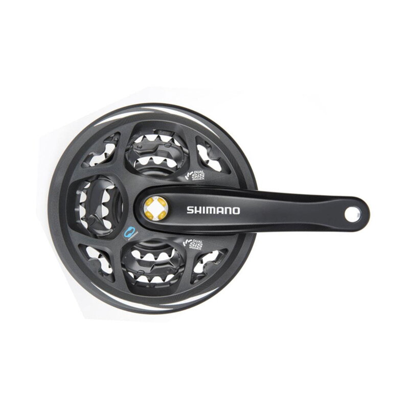 SHIMANO FC-M311 7/8-k. Kliky Altus 170mm 42/32/22z. černý s krytem na čtyřhran SHIMANO FC-M311 7/8-k. Kliky Altus 170mm 42/32/22z. černý s krytem na čtyřhran