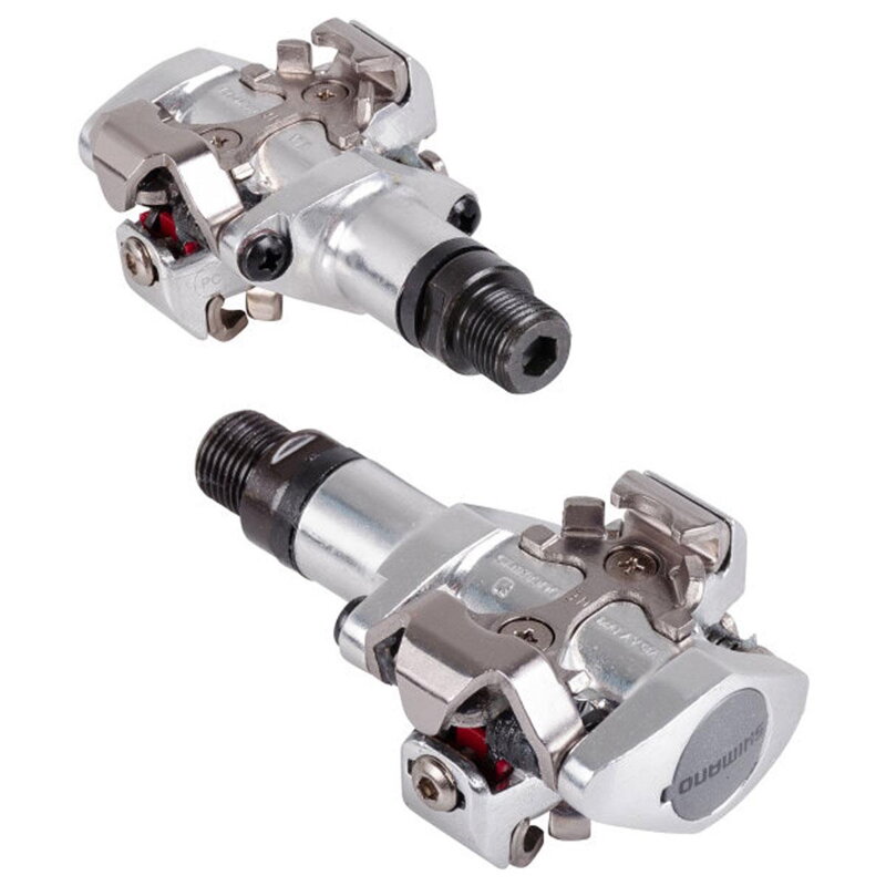 SHIMANO PD-M505 SM-SH51 Pedály MTB SPD stříbr.+
