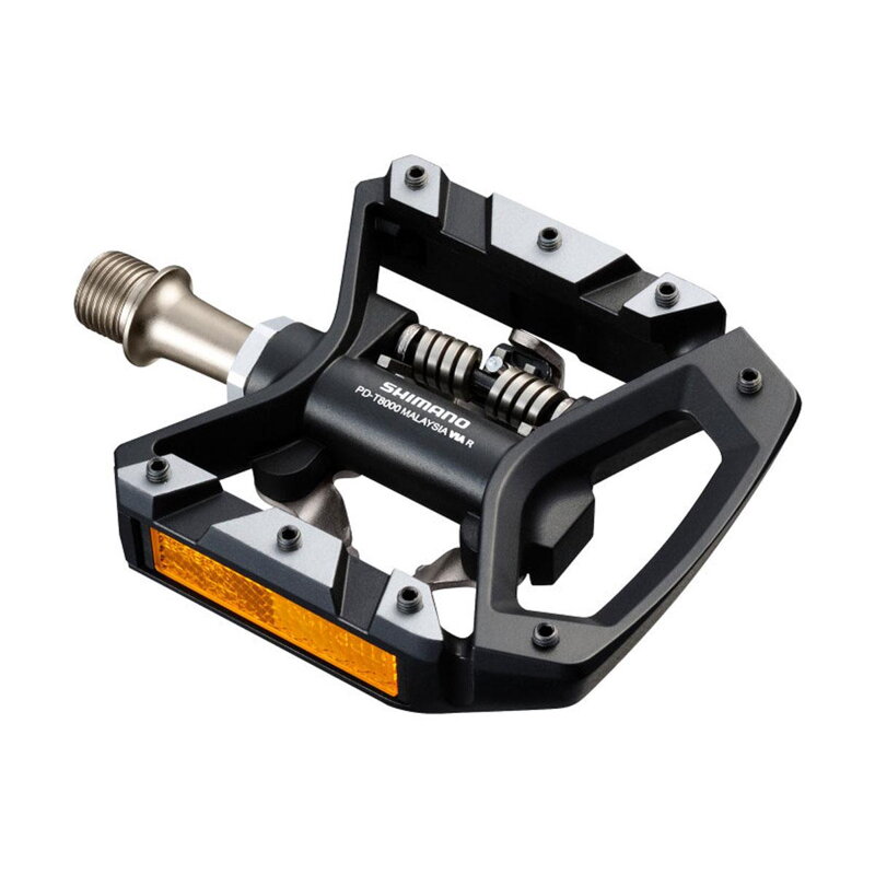 SHIMANO PD-T8000 SM-SH56 Pedály treking SPD černé jednostranné+ SHIMANO PD-T8000 SM-SH56 Pedály treking SPD černé jednostranné+
