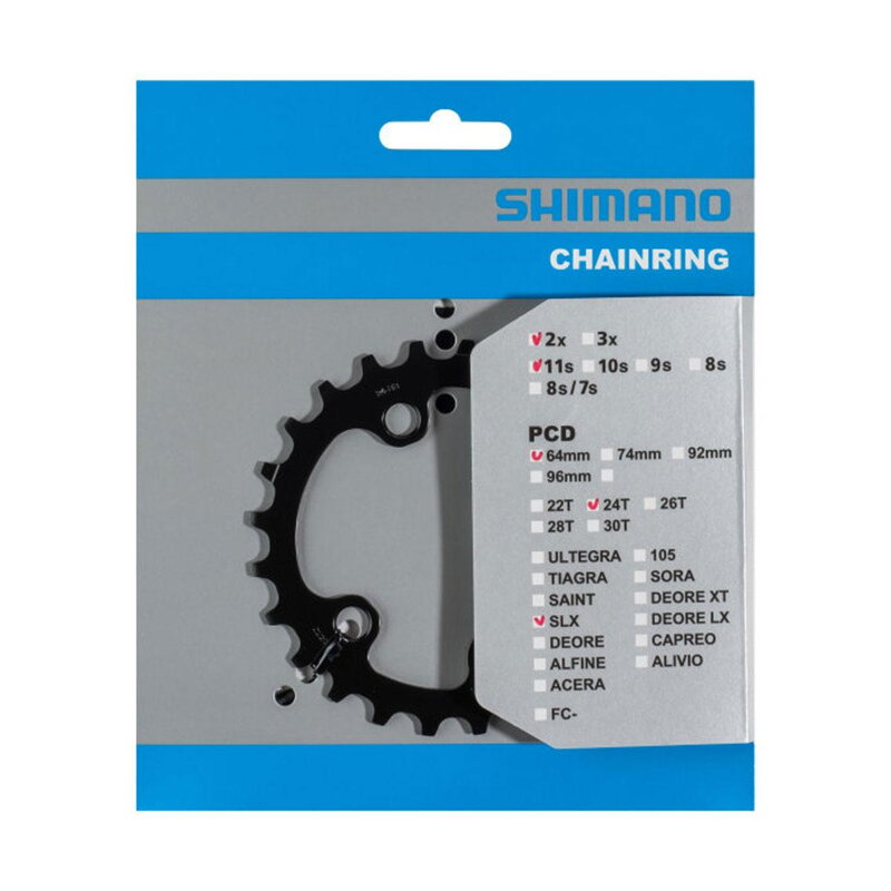 SHIMANO FC-M7000 Převodník 24z. SLX 34/24z. černý 64mm SHIMANO FC-M7000 Převodník 24z. SLX 34/24z. černý 64mm