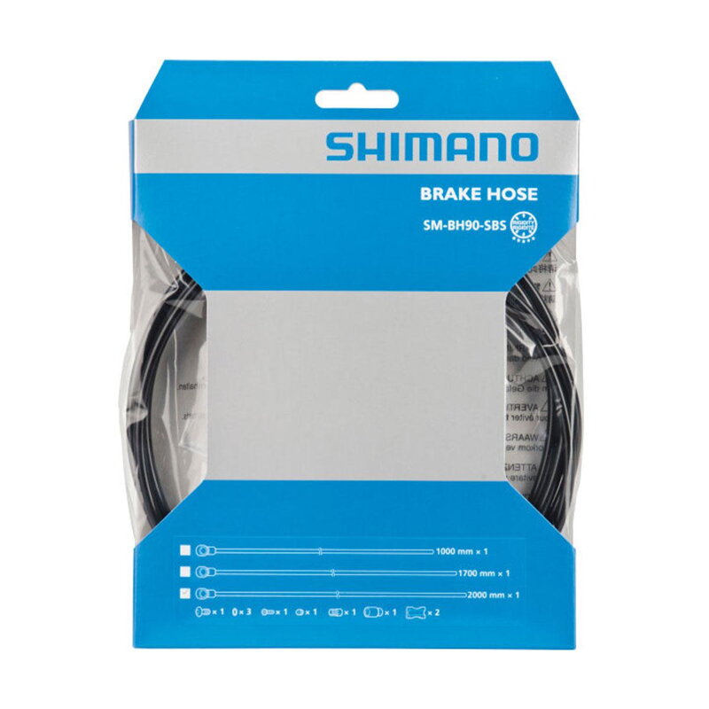 SHIMANO SM-BH90 Brzdová hadice 1700mm černá M640 SHIMANO SM-BH90 Brzdová hadice 1700mm černá M640