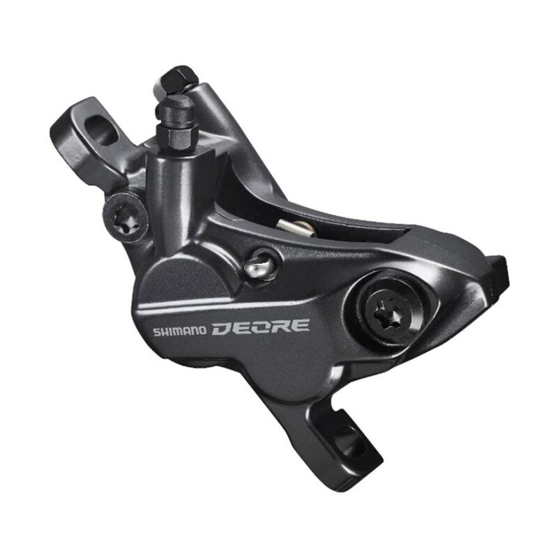 SHIMANO BR-M6120 4-píst Třmen Deore hydraulický Post Mount+desticky D03S SHIMANO BR-M6120 4-píst Třmen Deore hydraulický Post Mount+desticky D03S