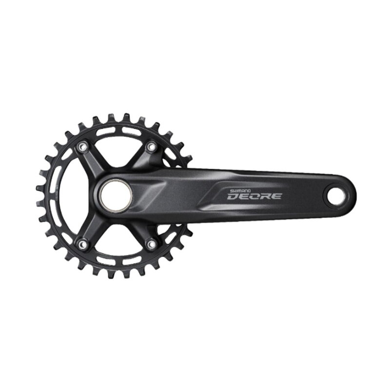 SHIMANO FC-M5100 10/11-k. Kliky Deore 175mm 32z. černý dvojdílný bez ložisek