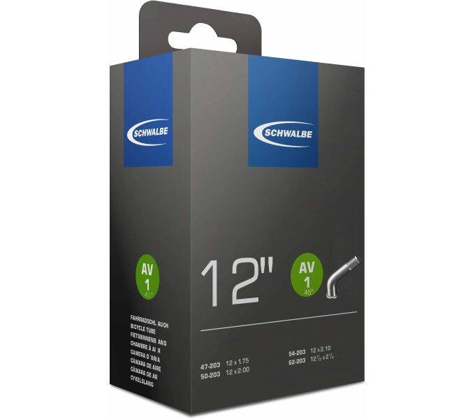 SCHWALBE Duše AV1 45° 12x1.75/2.10 AV 40mm 45° (47/62-203) 80g