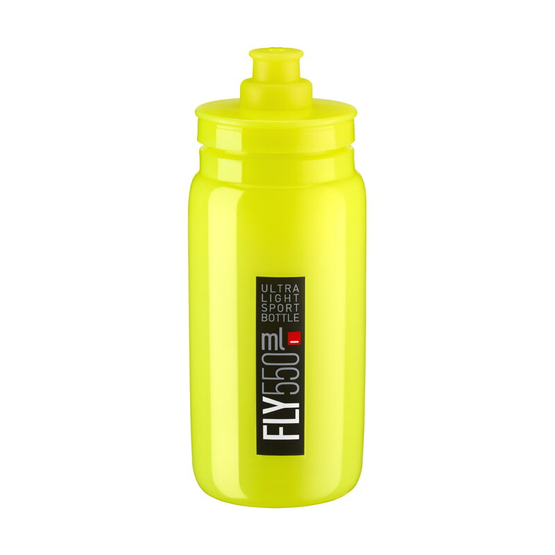 ELITE Láhev FLY žlutá černá logo 550 ml ELITE Láhev FLY žlutá černá logo 550 ml