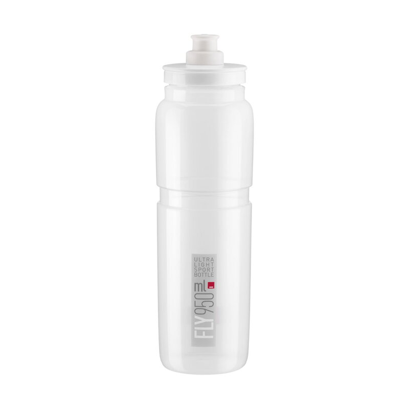 ELITE Láhev FLY transparentní šedé logo 950 ml ELITE Láhev FLY transparentní šedé logo 950 ml