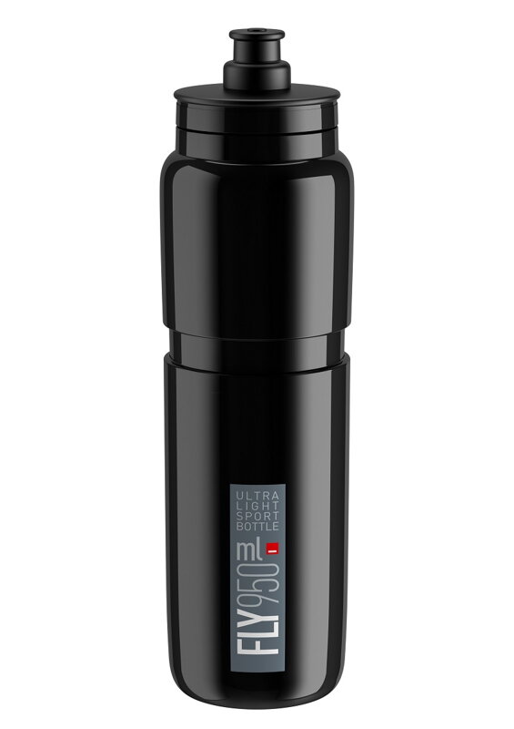 ELITE Láhev FLY černá šedé logo 950 ml ELITE Láhev FLY černá šedé logo 950 ml
