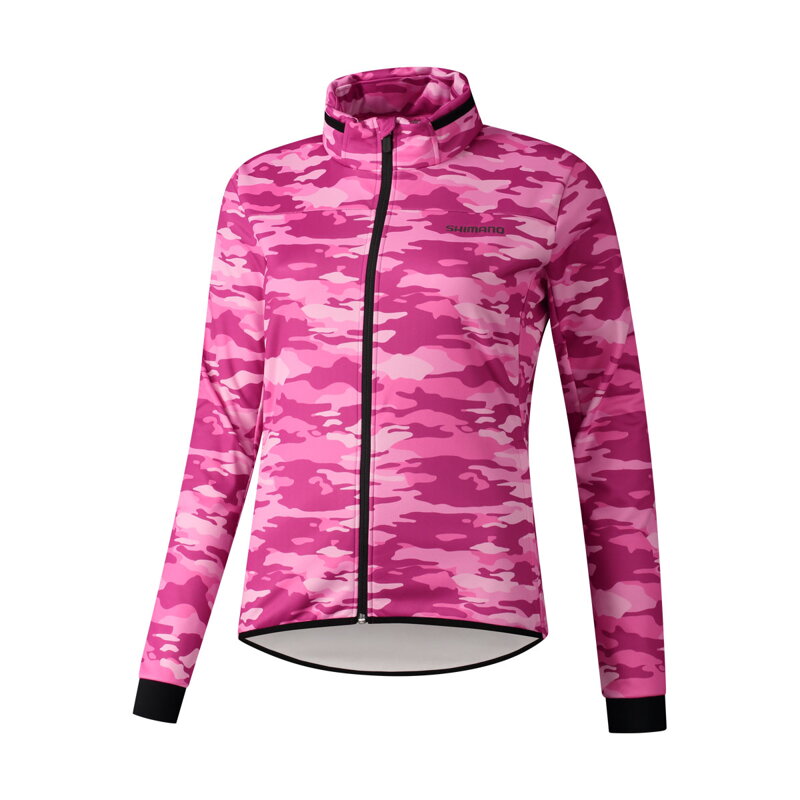 SHIMANO Bunda dámská FURANO WARM camo růžová SHIMANO Bunda dámská FURANO WARM camo růžová