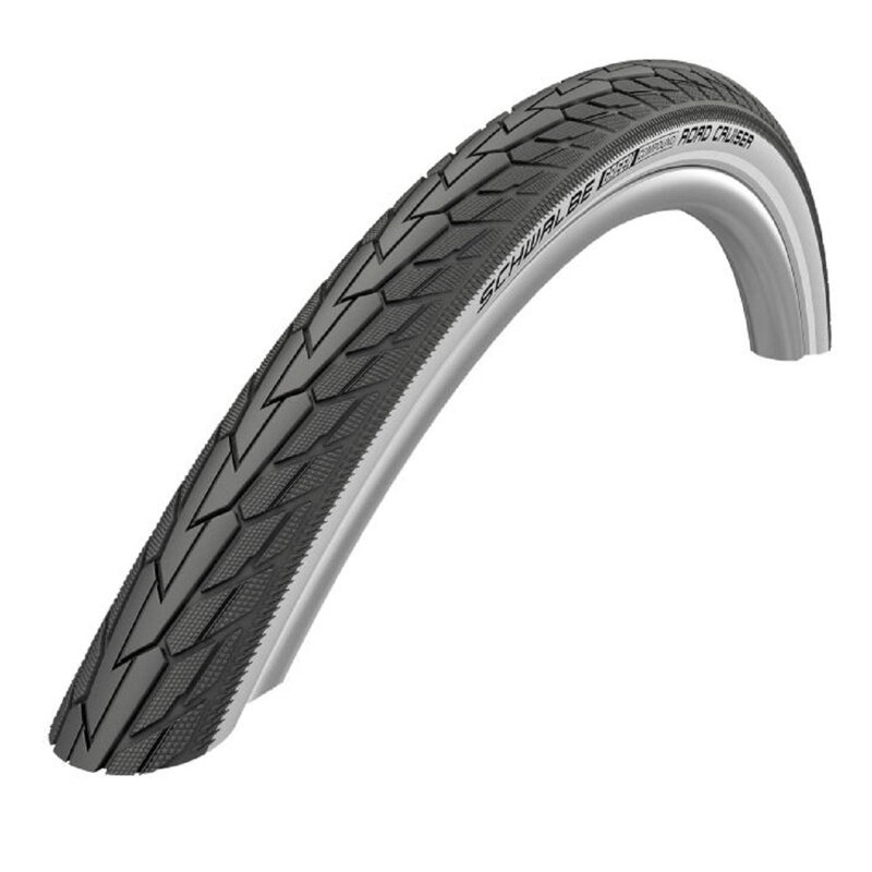 SCHWALBE Plášť ROAD CRUISER (37-584) 27.5x1.40 650x35B Active 50EPI K-Guard 580g Bílý bok Green