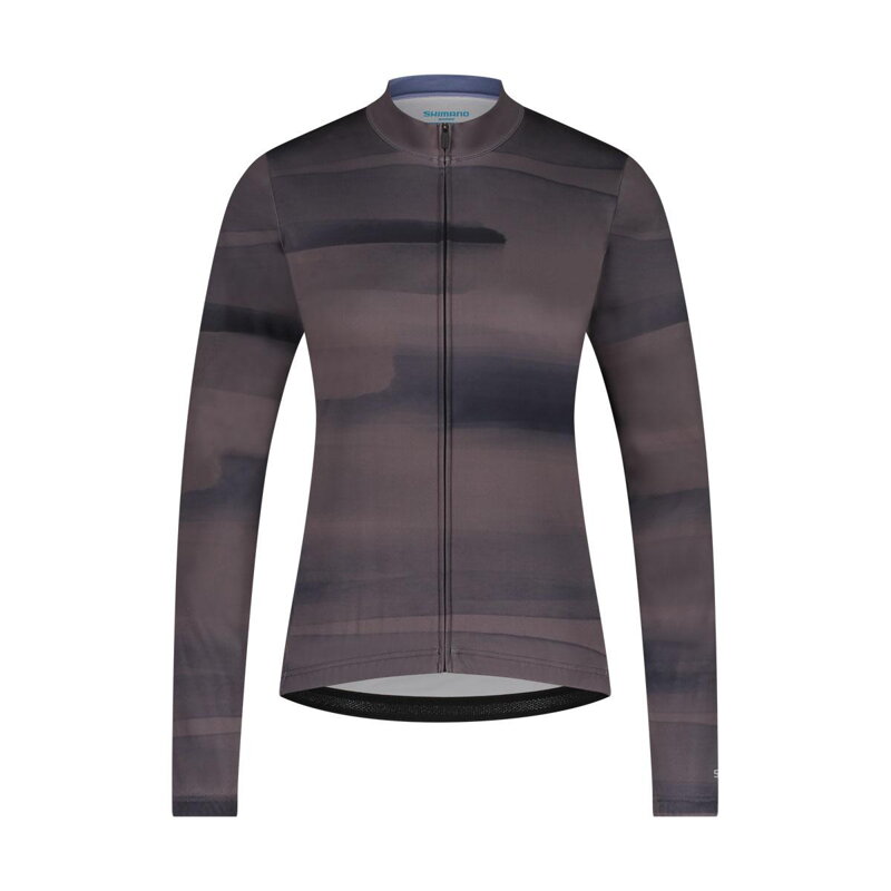 SHIMANO Dres dámský KAEDE PRINTED LONG aurora fialový SHIMANO Dres dámský KAEDE PRINTED LONG aurora fialový