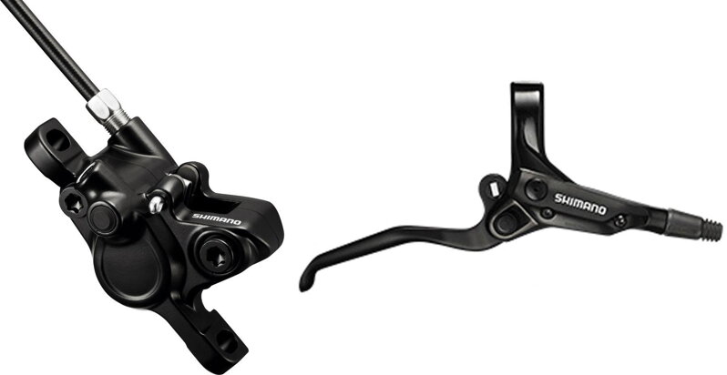 SHIMANO Brzda hydr. M355 přední černá Post Mount 800mm had.+plat. B01S SHIMANO Brzda hydr. M355 přední černá Post Mount 800mm had.+plat. B01S
