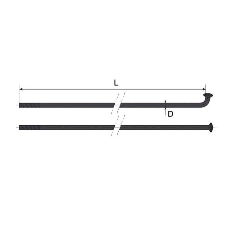 MACH1 Špice Inox Plus 2/260 černé OEM 10ks MACH1 Špice Inox Plus 2/260 černé OEM 10ks