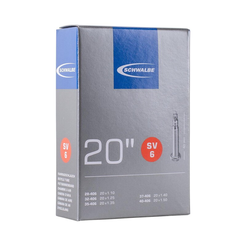 SCHWALBE Duše SV6 20x1.1/1.50 FV 40mm (28/40-406) 95g