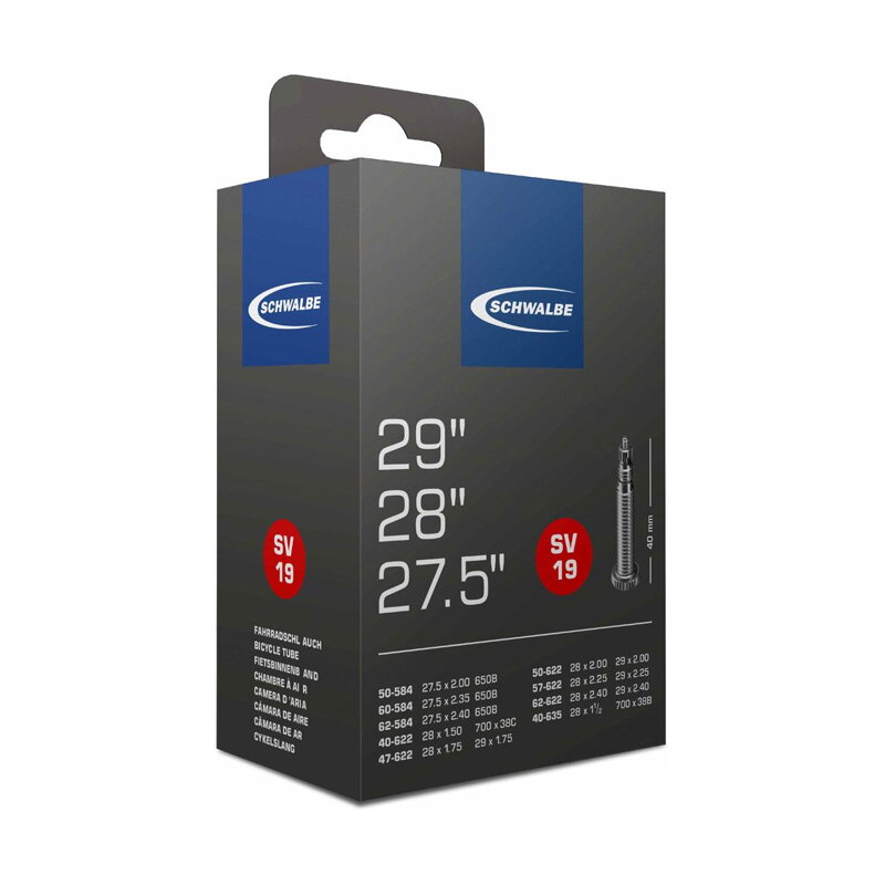 SCHWALBE Duše SV19 27.5x2.00/2.35 29x1.75/2.40 FV 40mm (40/62-584/635) 220g