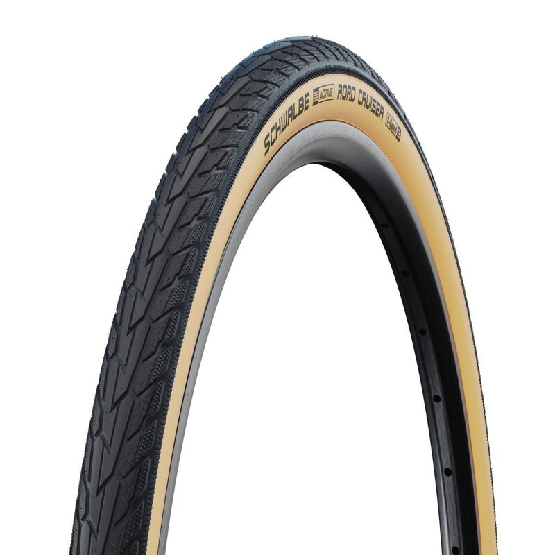 SCHWALBE Plášť ROAD CRUISER (47-559) 26x1.75 Active 50EPI K-Guard 720g GumWall Zelená