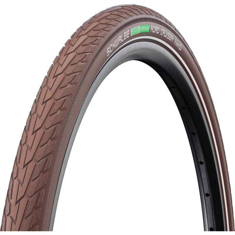 SCHWALBE Plášť ROAD CRUISER (47-622) 28x1.75 Active 50EPI K-Guard 800g Coffe reflex