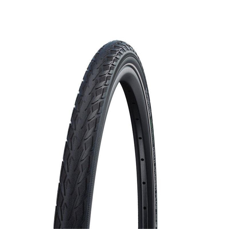 SCHWALBE Plášť DELTA CRUISER PLUS (28-622) 28x1.10 700x28C Active 50EPI PunctureGuard 590g Bílý bok reflex G
