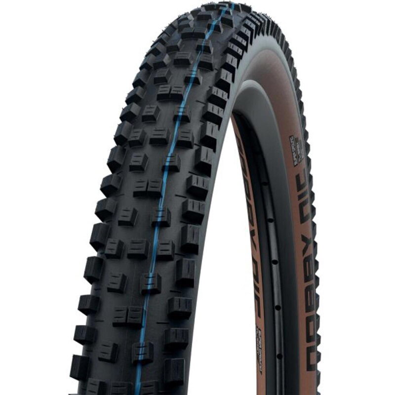 SCHWALBE Plášť NOBBY NIC 26x2.40  (62-559) 67EPI 775g TLE Super Ground SpeedGrip hnedý bok skladací