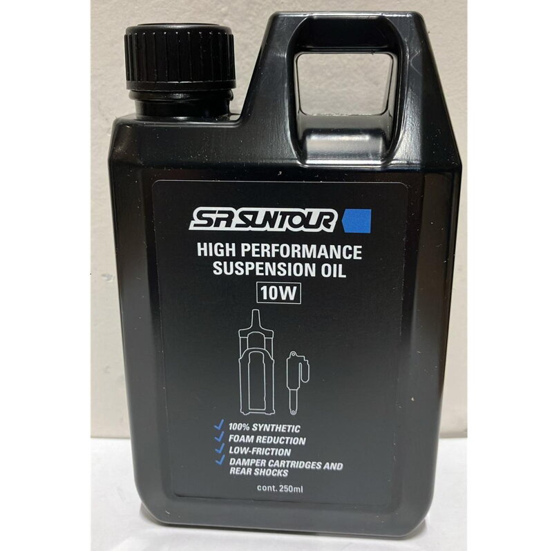 SR SUNTOUR Olej do vidlice HIGH PERFORMANCE SUSPENSION OIL WT10 250 ml