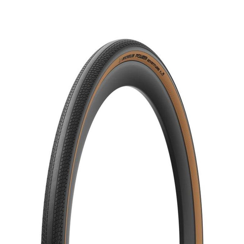 MICHELIN Plášť POWER ADVENTURE TLR 700x42C (42-622) 3x120TPI 450g hnědý
